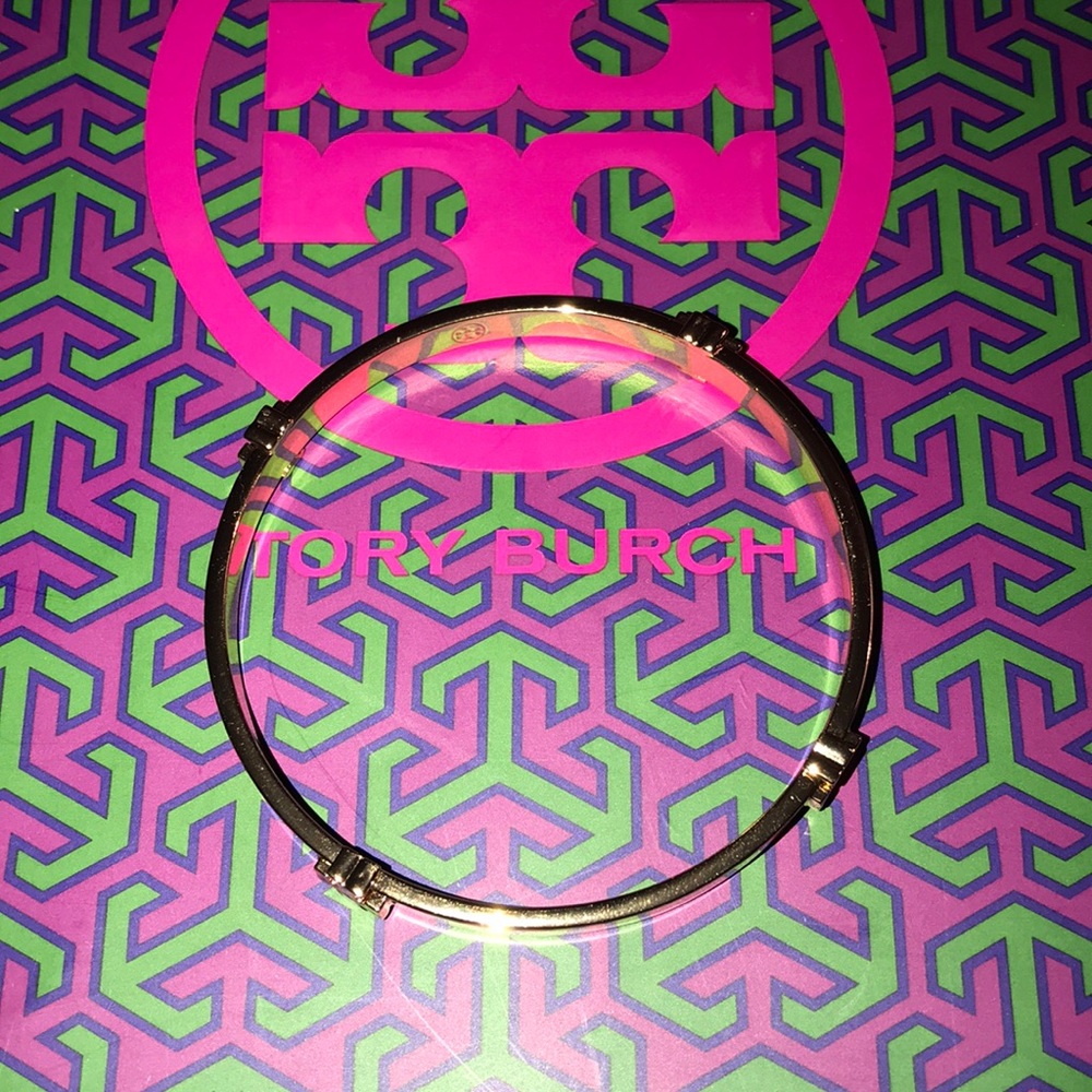 Tory Burch Logo stud bracelet